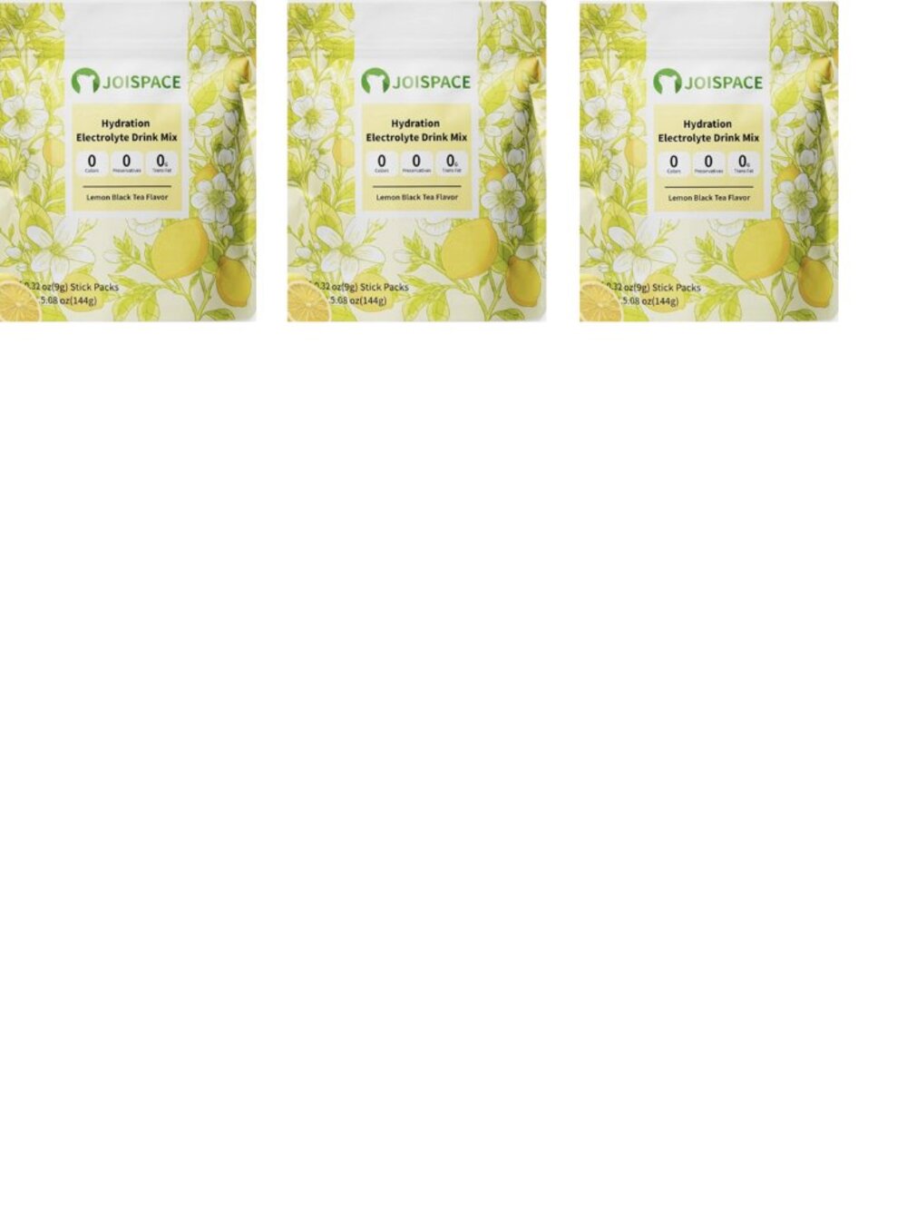 Electrolyte Hydration Drink Lemon Black Tea 16ct EACH 3PK 10/26
